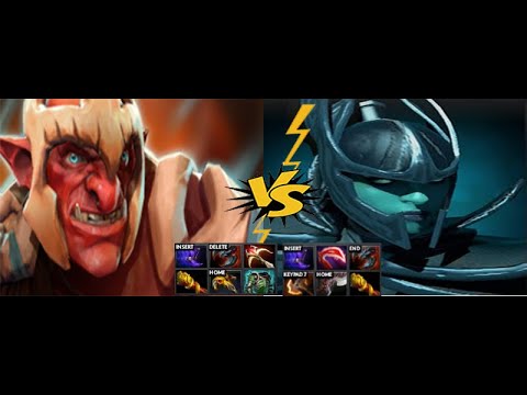 Dota2 Battle 1vs1 (Phantom Assassin VS Troll Warlord)