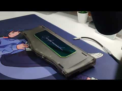 Cenderawasih proto polycarbonate alice keyboard w/ h1 cf plate Soundtest