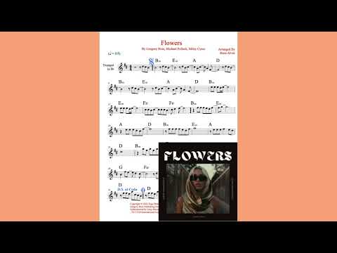 flowers - Miley Cyrus. - trumpet sheet music