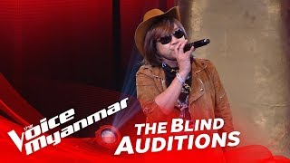 ေမာင္ေမာင္ေအး (Mg Mg Aye): &quot;Everytime It Rain&quot; - Blind Audition - The Voice Myanmar 2018