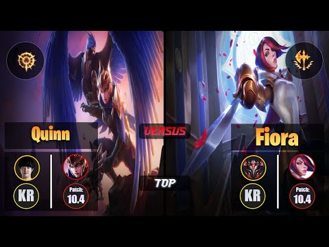 Khan QUINN (Top) [Press the Attack] VS FIORA - Grandmaster KR Patch 10.4