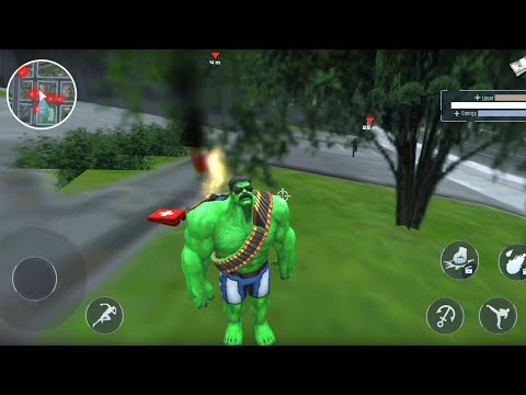 Flying Monster Crime City | Rope Superhero Battle 3 Head Monster - Android GamePlay