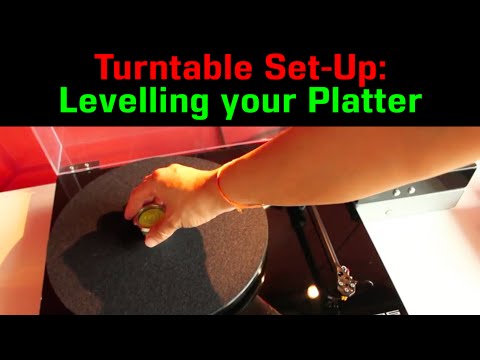 Turntable Setup: LEVEL your platter!