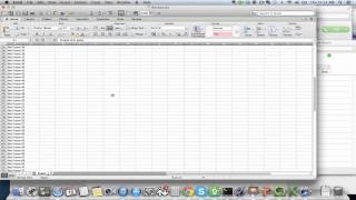 How to Freeze a Pane in Excel on a mac.