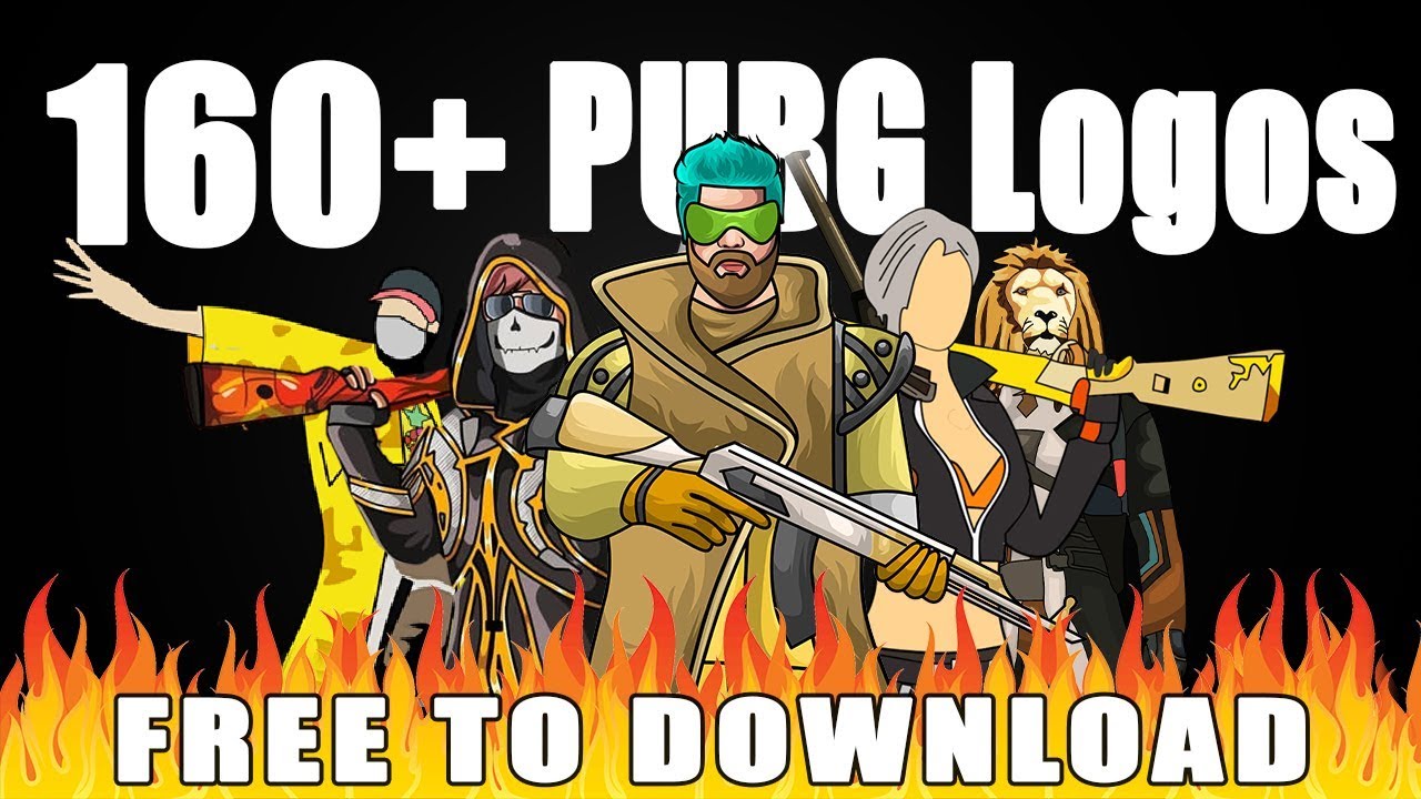 160+ PUBG mascot logo pack | Free PUBG mascot logo | pubg character mascot logo pack