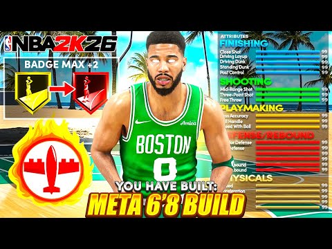 6’8 Shooting Guard Build for NBA 2K26 META