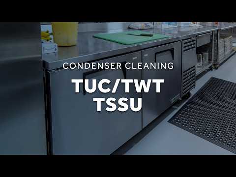 True TSSU-Series Condenser Cleaning