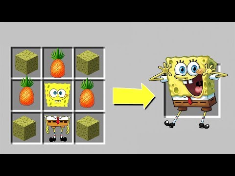 CRAFTİNG TABLE'de SÜNGER BOB DÜNYASI !