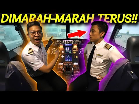 GAGAL MENDARAT!! JADI PILOT DIMARAH-MARAH TERUS!!