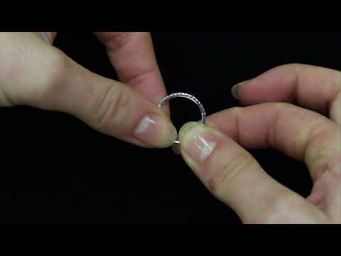 18ct White Gold 0.20ctw Half Eternity Ring - Hatton Jewellers London HJ175