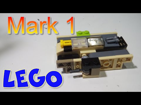 Лего мини танк Mark 1 (самоделка из лего)