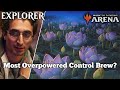 Most Overpowered Control Brew? | UW Lotus Field | Top 20 Mythic | Explorer | MTG Arena