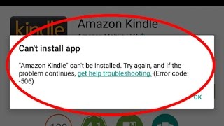 How to fix Can&#39;t install app|Error code-506 in Google play store