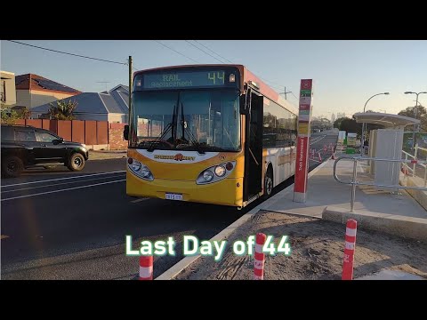 Route 44 Last Day of Operations, Final Bayswater Construction Update & Some Fremantle Line Delays