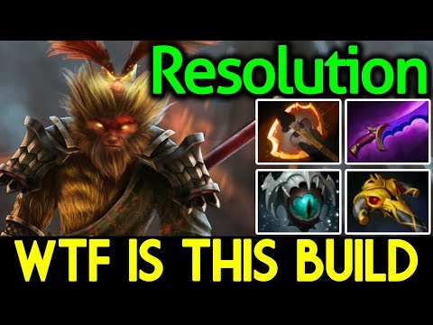 Resolution Dota 2 [Monkey King] WTF is This Build | New Meta 7.07