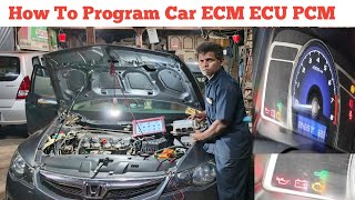 How To Program Car Honda Civic PCM/ECU