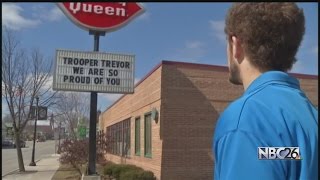 Kiel Prepares for Trooper Casper's Funeral