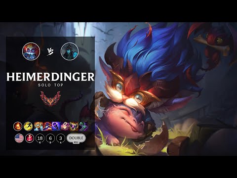 Heimerdinger Top vs Kalista - NA Grandmaster Patch 12.15