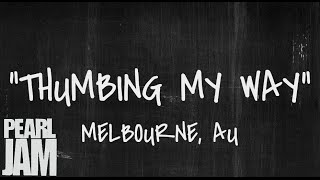 Thumbing My Way - Live in Melbourne, Australia (2/20/03) - Pearl Jam Bootleg