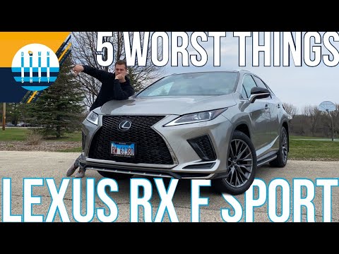 The WORST things about one of the BEST SUVs in the game [2020 LEXUS RX 350 F SPORT]