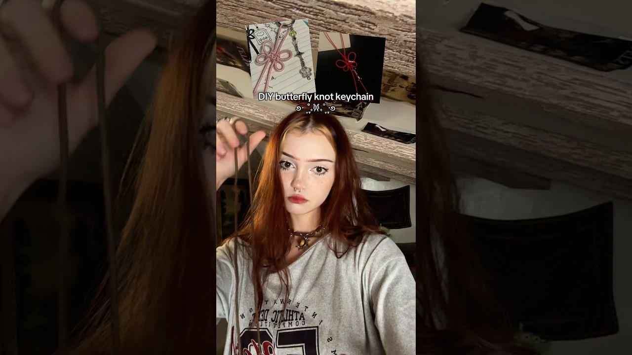 #diy Chinese knot keychain tut