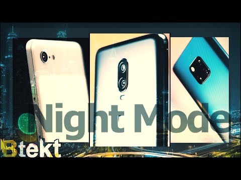 Best Night Mode?  Huawei Mate 20 Pro vs Google Pixel 3 vs OnePlus 6T Video