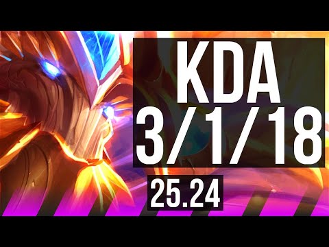 MAOKAI & Zyra vs PANTHEON & Aphelios (SUP) | Good KDA: 3/1/18 | EUW Master | 25.24