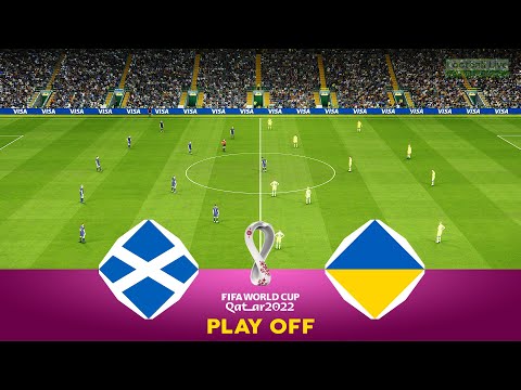 SCOTLAND vs UKRAINE | FIFA World Cup 2022 Play Off | Full Match HD | Penalty Shootout PES Gameplay