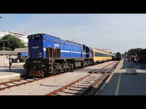 HŽ 2044 016 leaving Split with Regiojet train 1046 to Praha