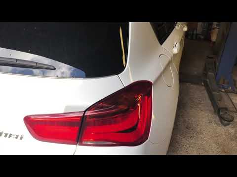 BMW F20 series 1 2017 color code location