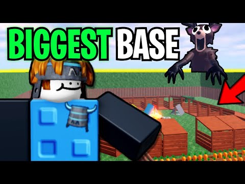 We Built The *BIGGEST BASE* In 99 Nights in The Forest! (INSANE)