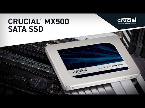 SSD interna SATA MX500 de 1 TB 3D NAND Crucial (com adaptador de 9,5 mm) — 6,35 cm (2,5 pol.) e 7 mm- view 2