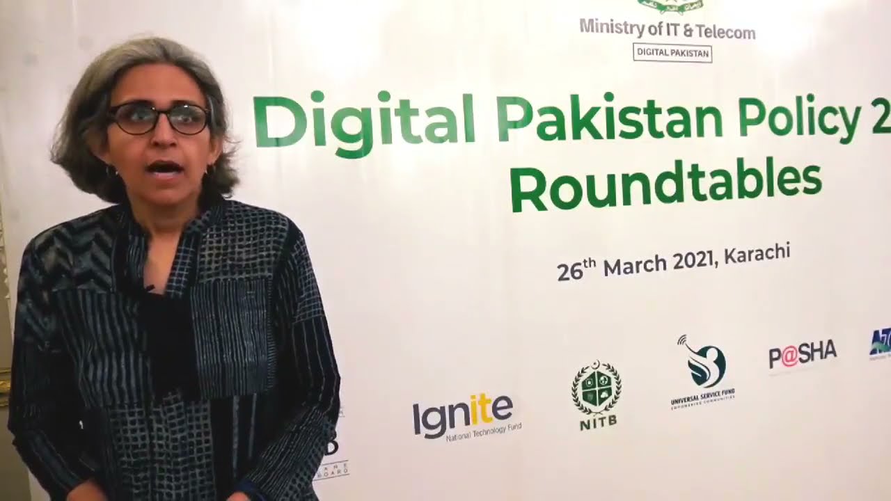 Digital Pakistan Policy 2021 Roundtables - CEO Linked Things, Sophia Hasnain