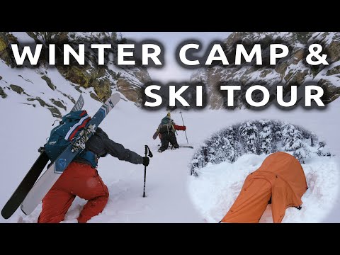 Trying Winter Camping for the First Time & Ski Touring