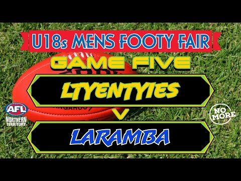 2025 Footy Fair - Mens U18s Game Five: Ltyentyies v Laramba