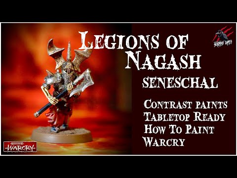 HOW TO PAINT SENESCHAL SKELETON WITH CONTRAST PAINTS - LEGIONS OF NAGASH Easy Step By Step Beginner