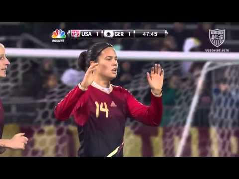 WNT vs. Germany: Dzsenifer Marozsán Goal - Oct. 23, 2012