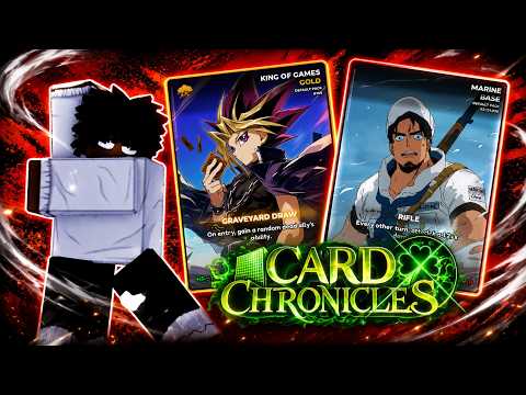 I Played The Release Of This NEW Anime Card Game| Card Chronicles