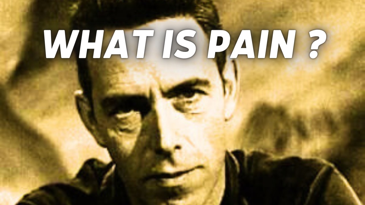 What is Pain ? Alan Watts on Pleasure & Suffering