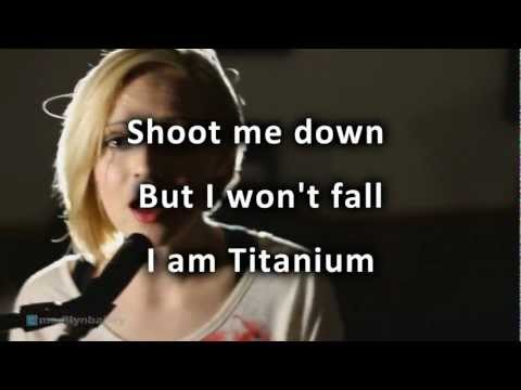 David Guetta - Titanium ft Sia cover by Madilyn Bailey with lyrics HD