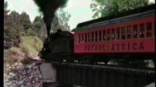 preview picture of video 'Alco 2-8-0 Steam Locomotive on the Arcade & Attica Railroad'
