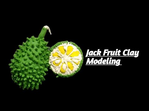 Jack Fruit Clay Modeling by Abhay Kishor Rotary school Sullia.@creative art