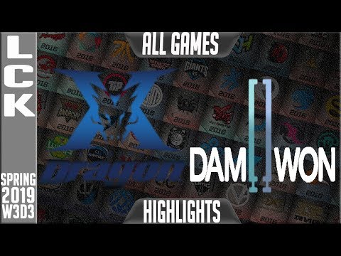 KZ vs DWG Highlights ALL GAMES | LCK Spring 2019 Week 3 Day 3 | King-Zone DragonX vs Damwon Gaming