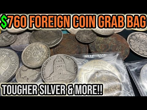 Higher Value $760 World Coin Silver Grab Bag - RARER Crown Size & More From Curt Gammer