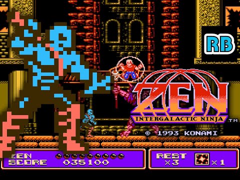 1993 [60fps] NES Zen Intergalactic Ninja ALL