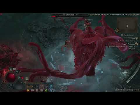 Diablo 4 Sorceress Hydra Build Taking on the Blood Bishop !