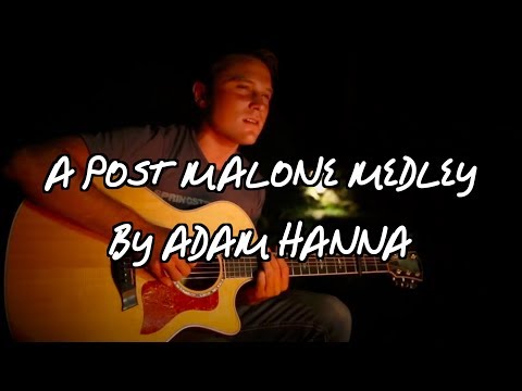 Post Malone Acoustic Medley - Adam Hanna