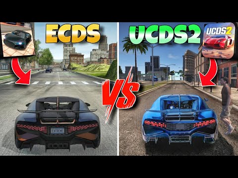 Extreme car driving simulator VS Ultimate car driving simulator 2😱||ECDS VS UCDS2