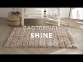 Badematte Shine Beige - 60 x 100 cm