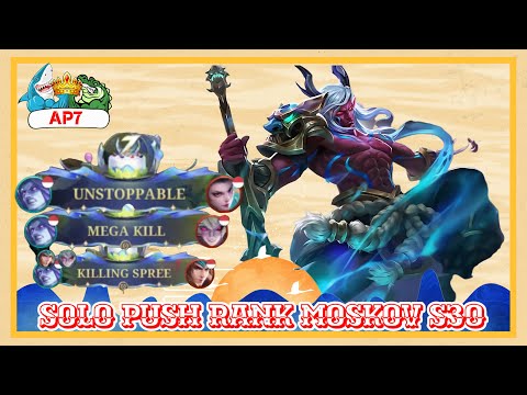 SOLO PUSH RANK S30 MOSKOV TO MYTHIC. GAMEPLAY MOSKOV